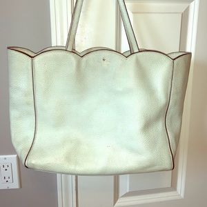Scalloped top Kate Spade purse